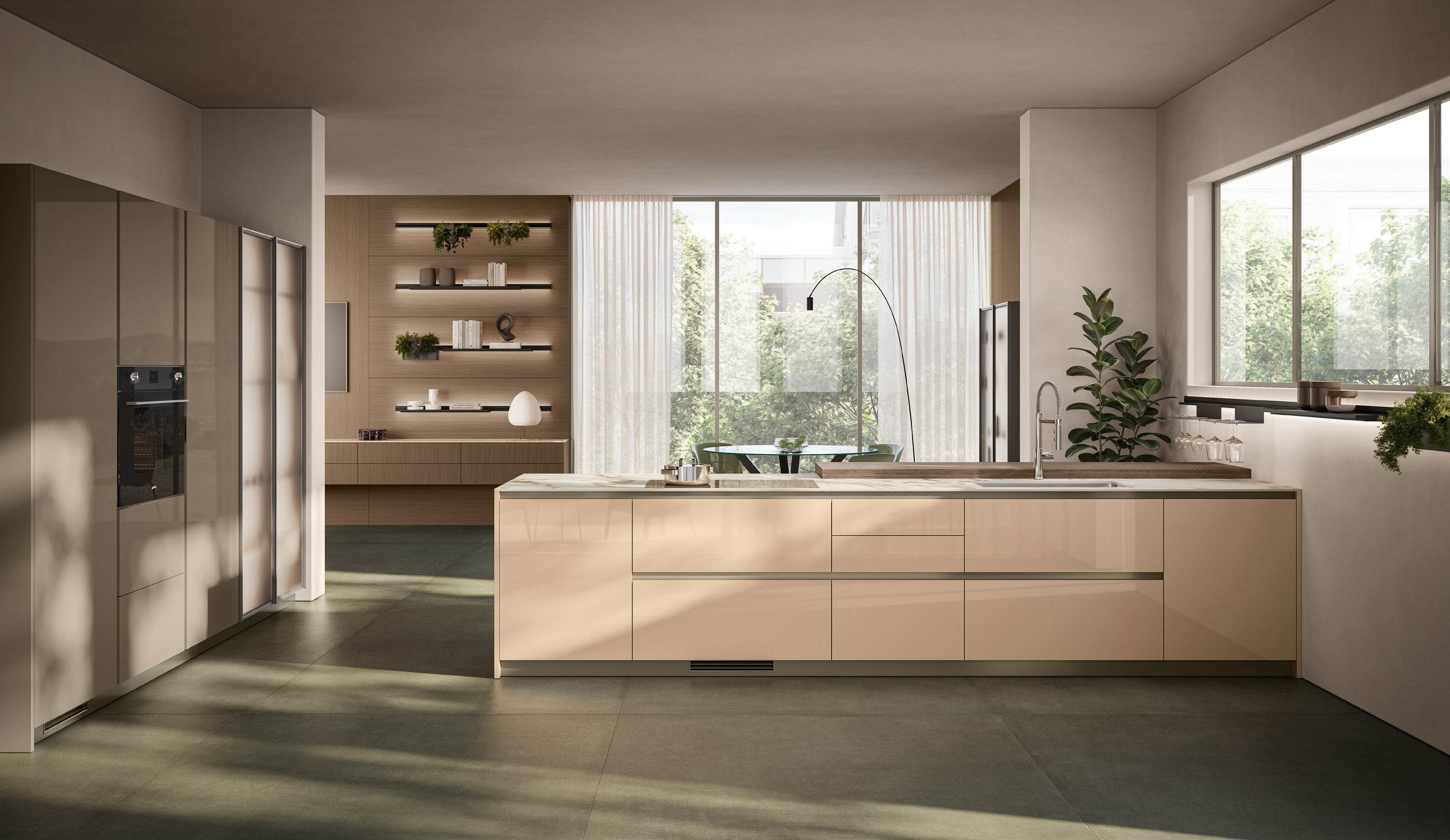 Кухня Essenza Италия Scavolini