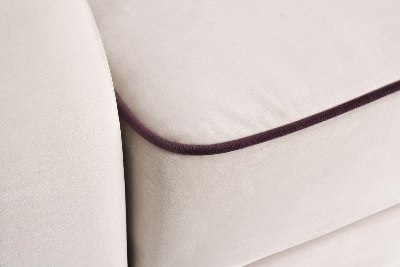 Диван Mores(K)кант трехмест.раскл. велюр беж. MORES(K)-Colt002+Vel35