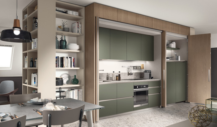 Современная кухня на заказ недорого Boxi Scavolini