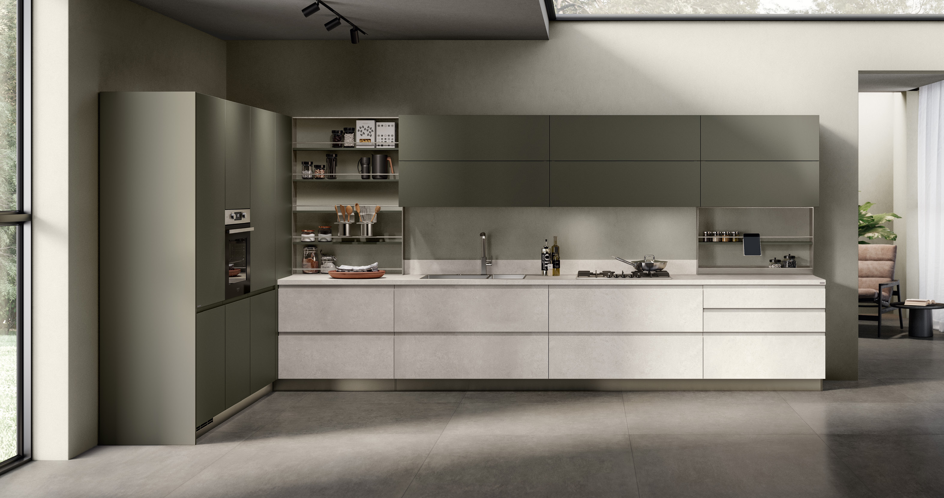 Кухня Motus Италия Scavolini