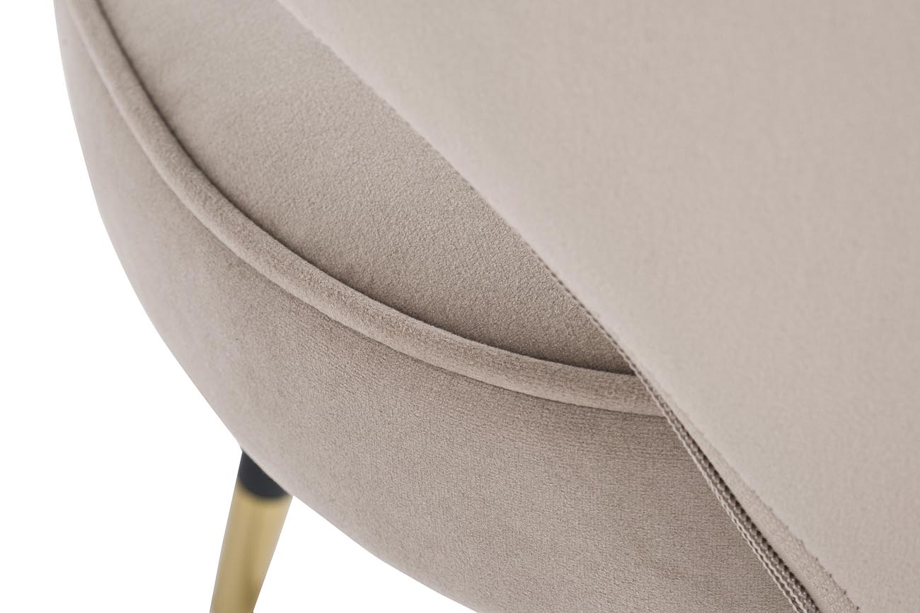 Стул велюр серо-бежевый 30C-12280
