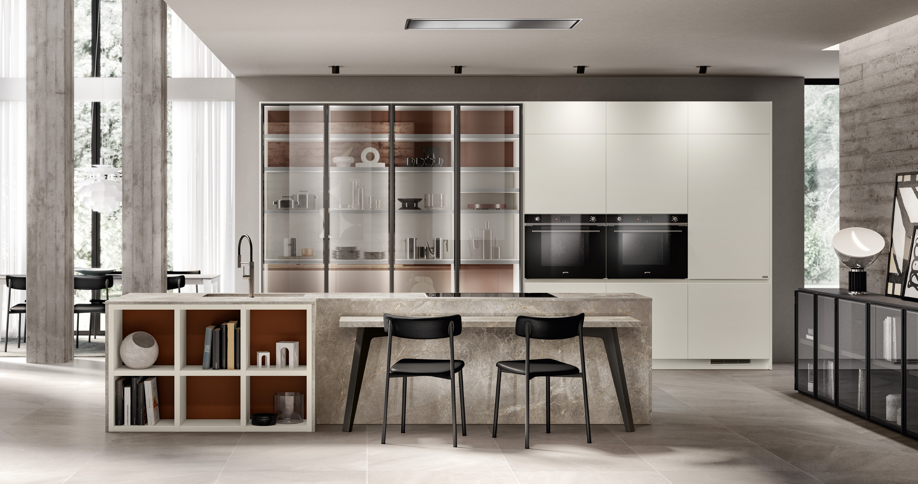 Кухня Motus Италия Scavolini