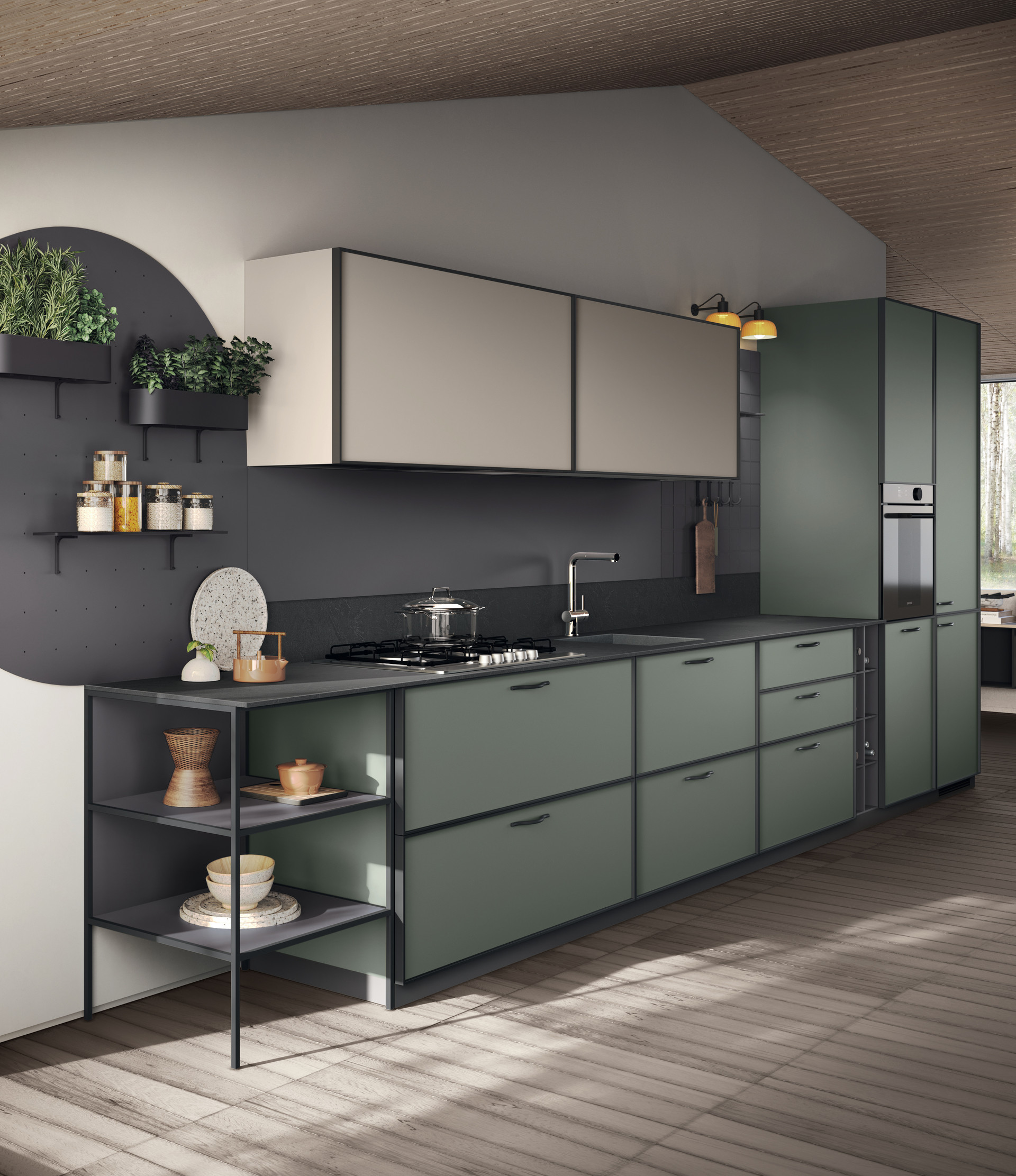 Кухня Jeometrica Италия Scavolini