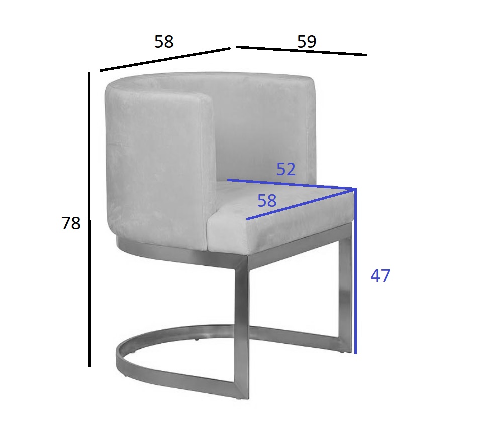 Стул велюр бежевый 76AR-612GOLD-CR