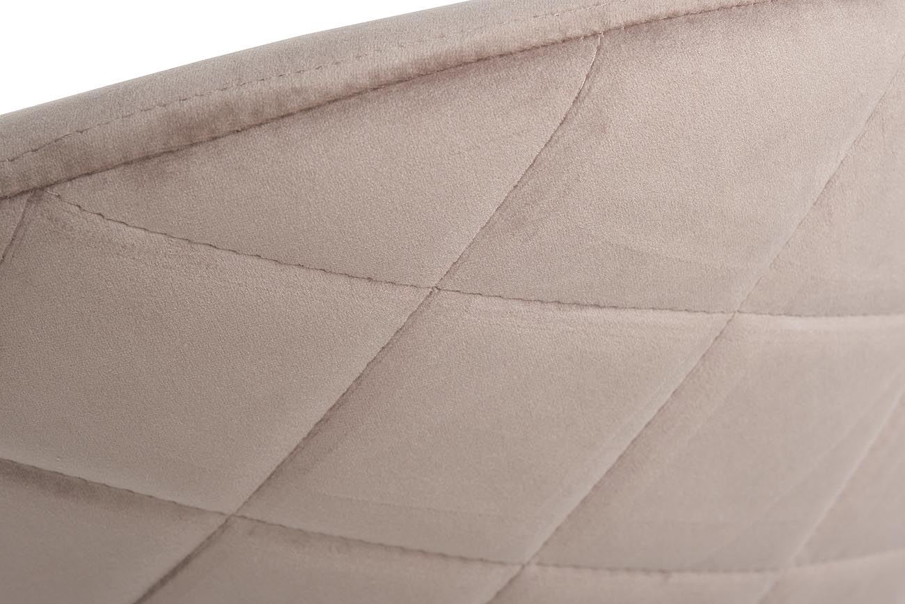 Стул велюр бежевый, мет.ножки 50*53*77см