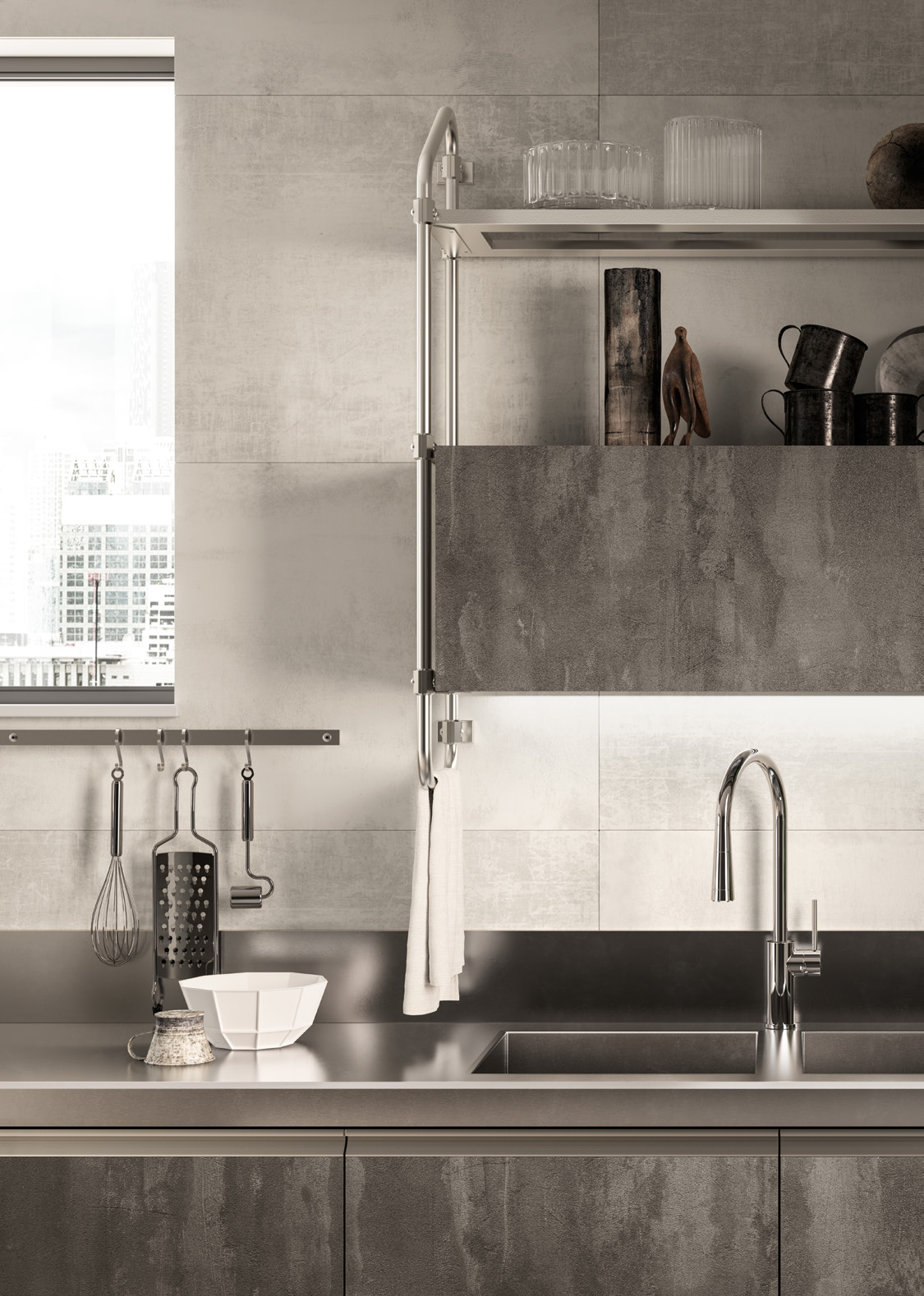 Кухня Diesel Open Workshop от Scavolini Италия