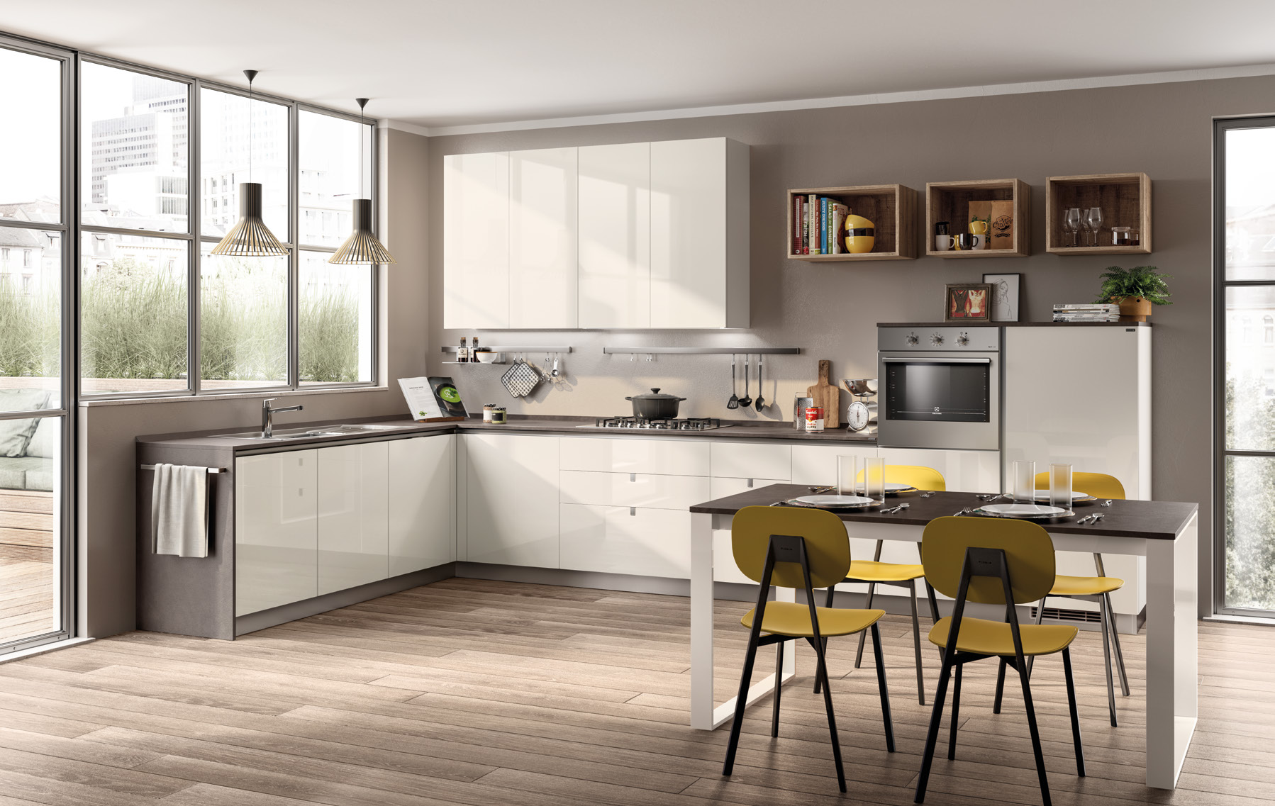 Кухня Urban & Urban Minimal Италия Scavolini