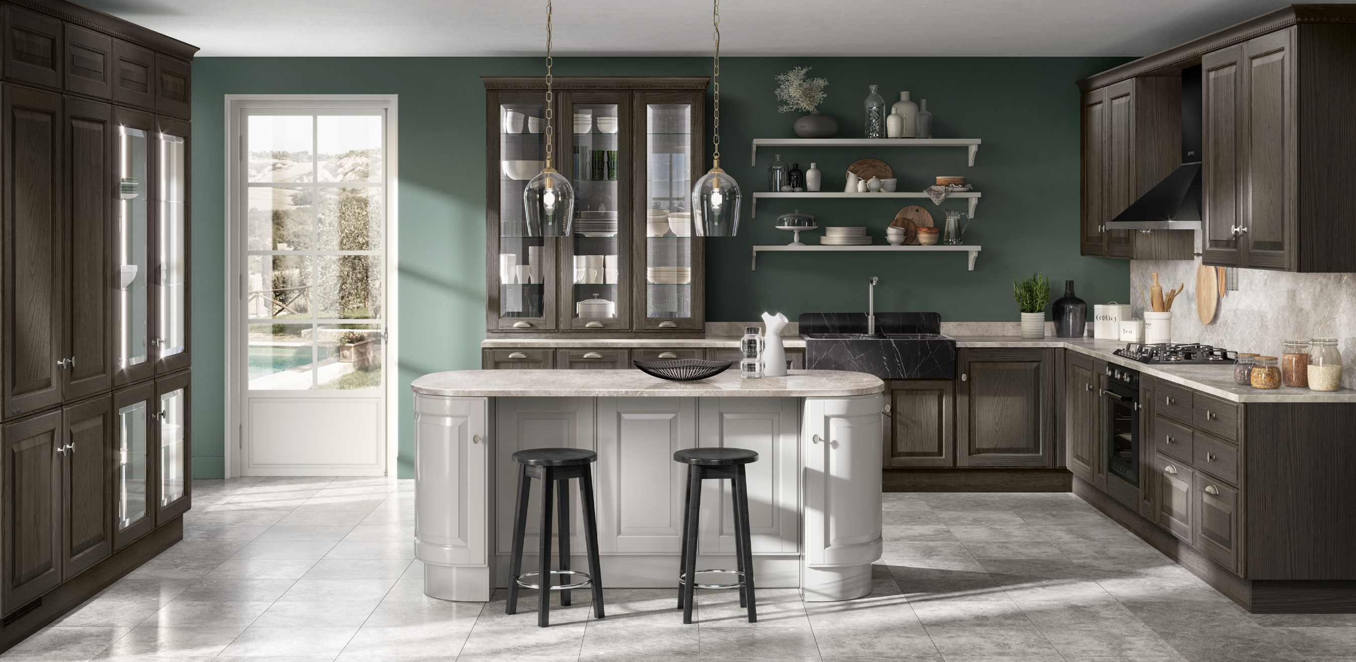 Кухня на заказ Baltimora Италия Scavolini