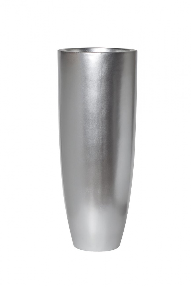 Кашпо 37*37*91см цвет серебро
