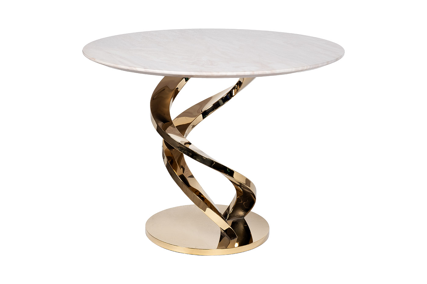 Стол обеденный иск.мрамор/золото  Cappucino Royal 33FS-DT10075-PG