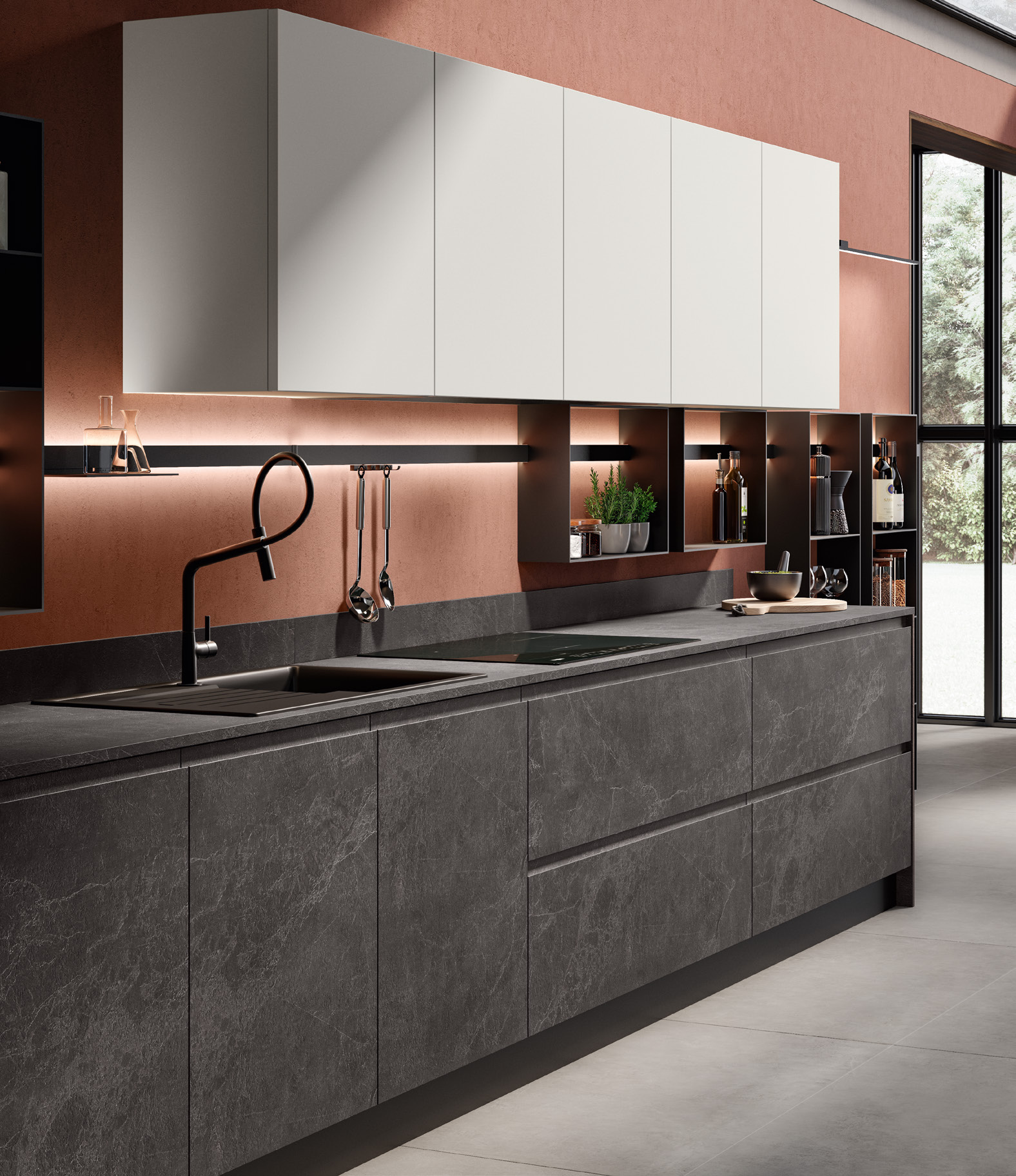 Кухня Motus Италия Scavolini