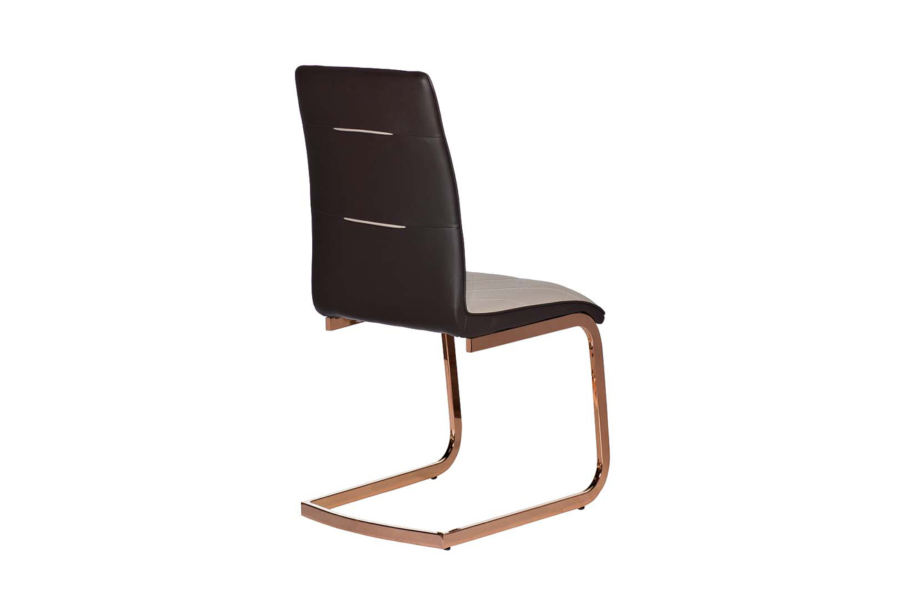 Стул экокожа бежевая 44*56*89см