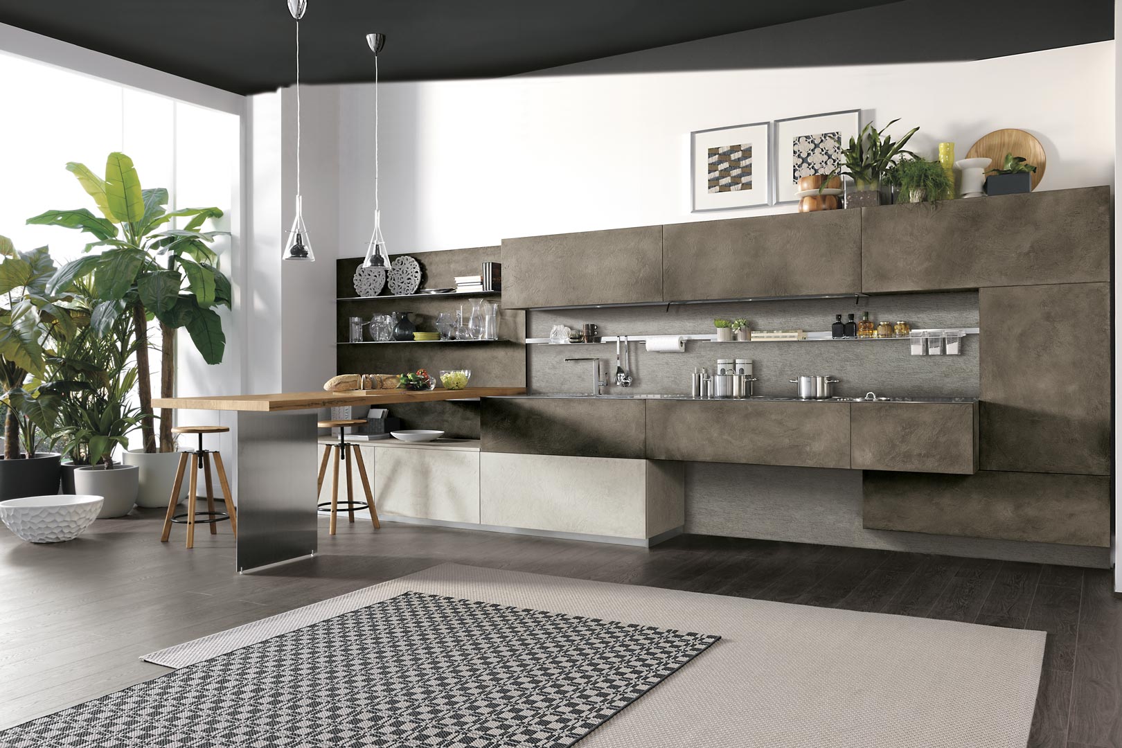 Кухня Oltre Италия LUBE cucine