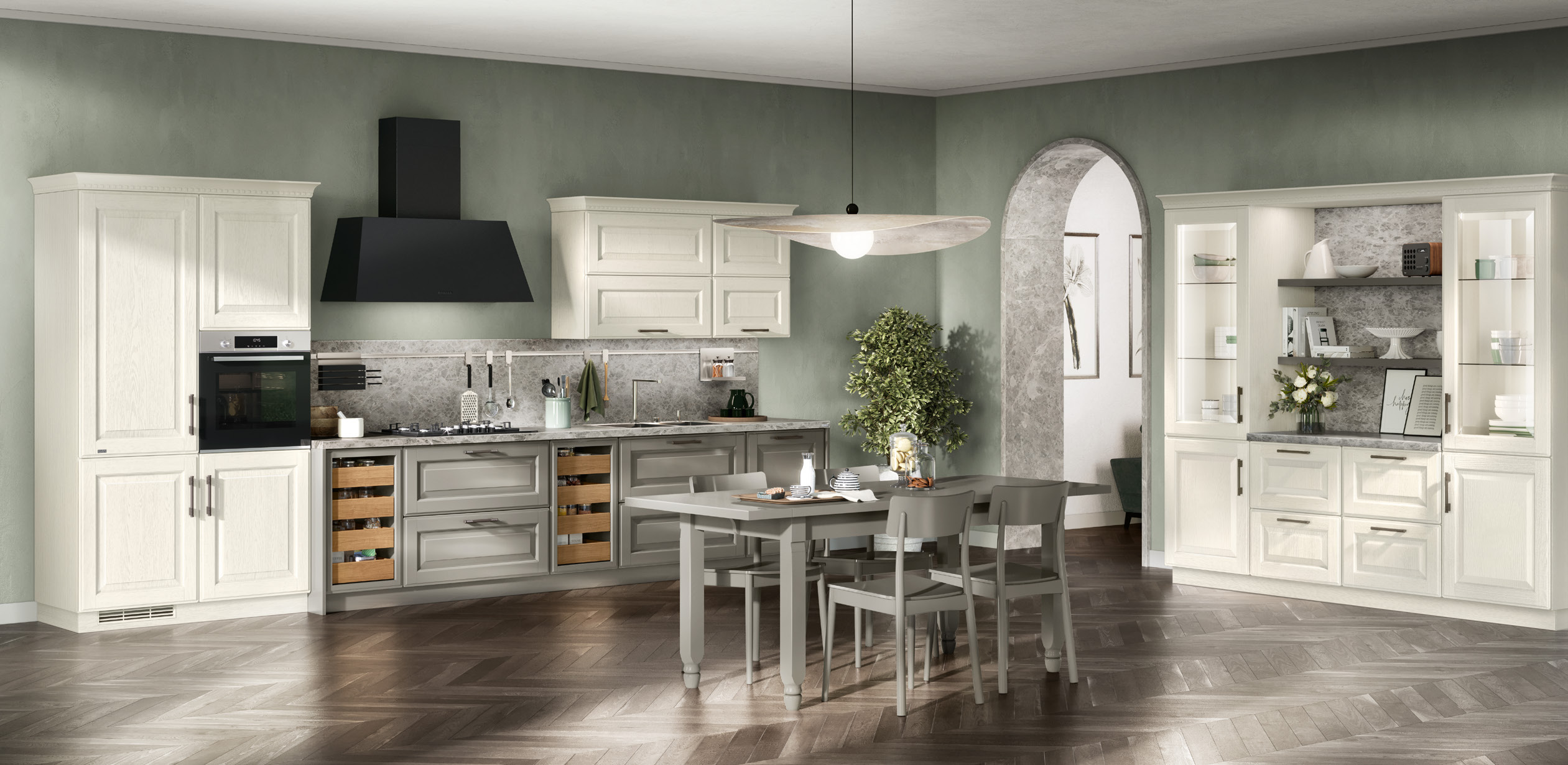 Кухня на заказ Baltimora Италия Scavolini