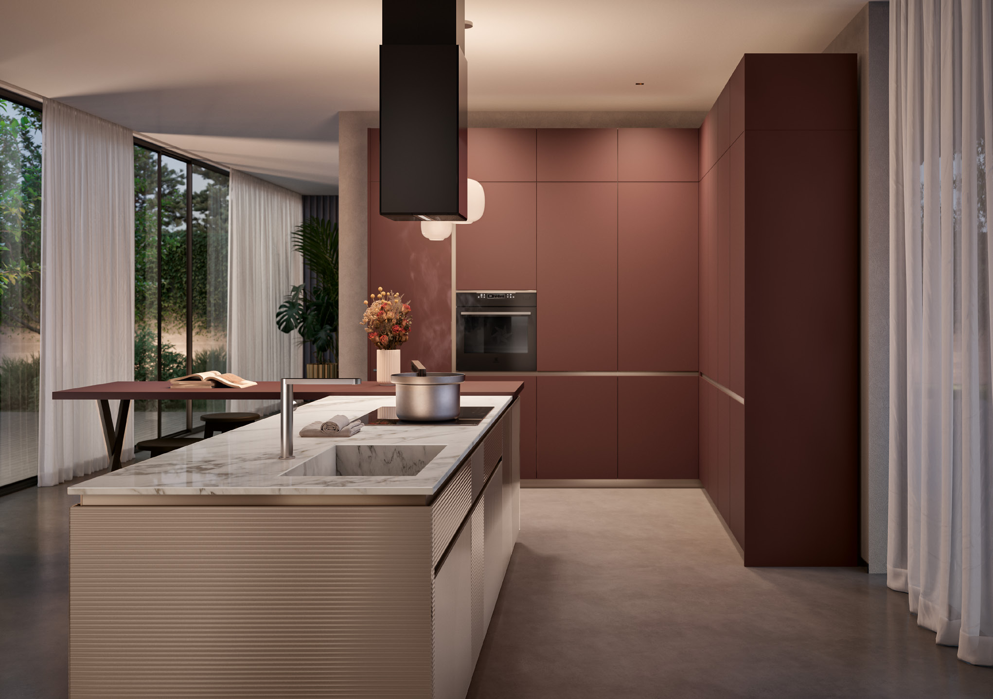 Кухня современная Lumina Scavolini Италия