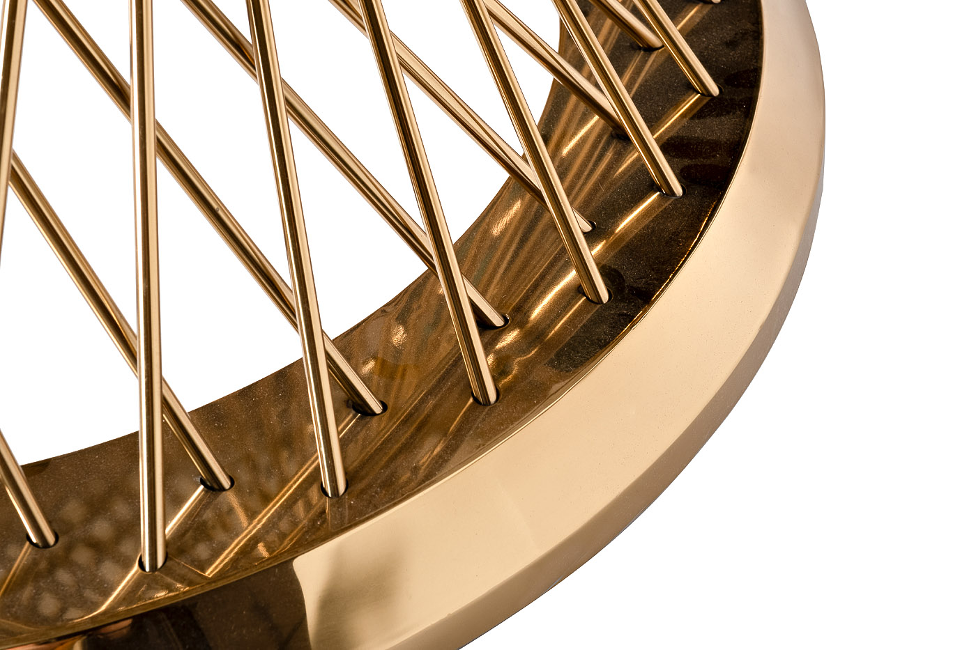 Стол обеденный круглый иск.мрамор Bianca Luna/зол 76AR-DT805