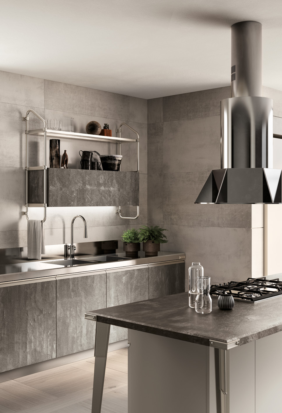 Кухня Diesel Open Workshop от Scavolini Италия