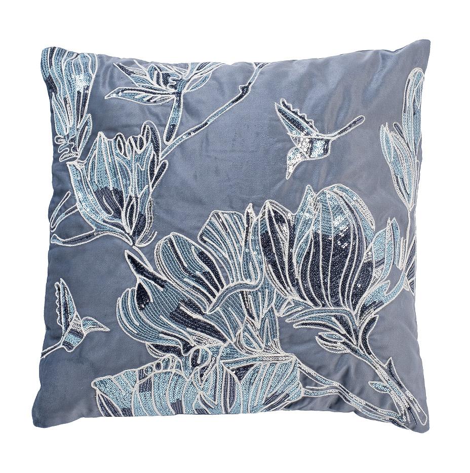 Подушка Арт Магнолия синий 70SW-32902