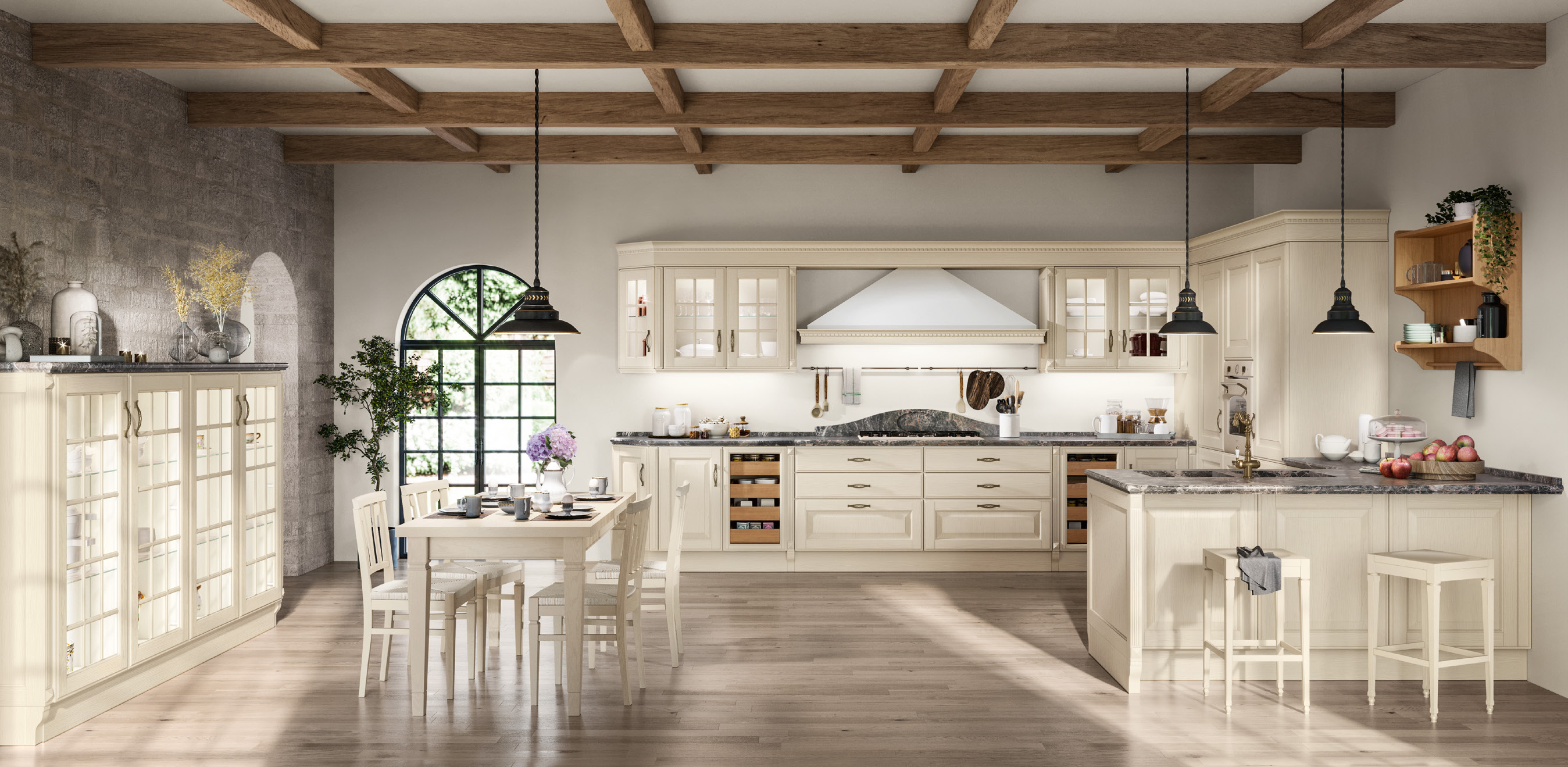 Кухня на заказ Baltimora Италия Scavolini