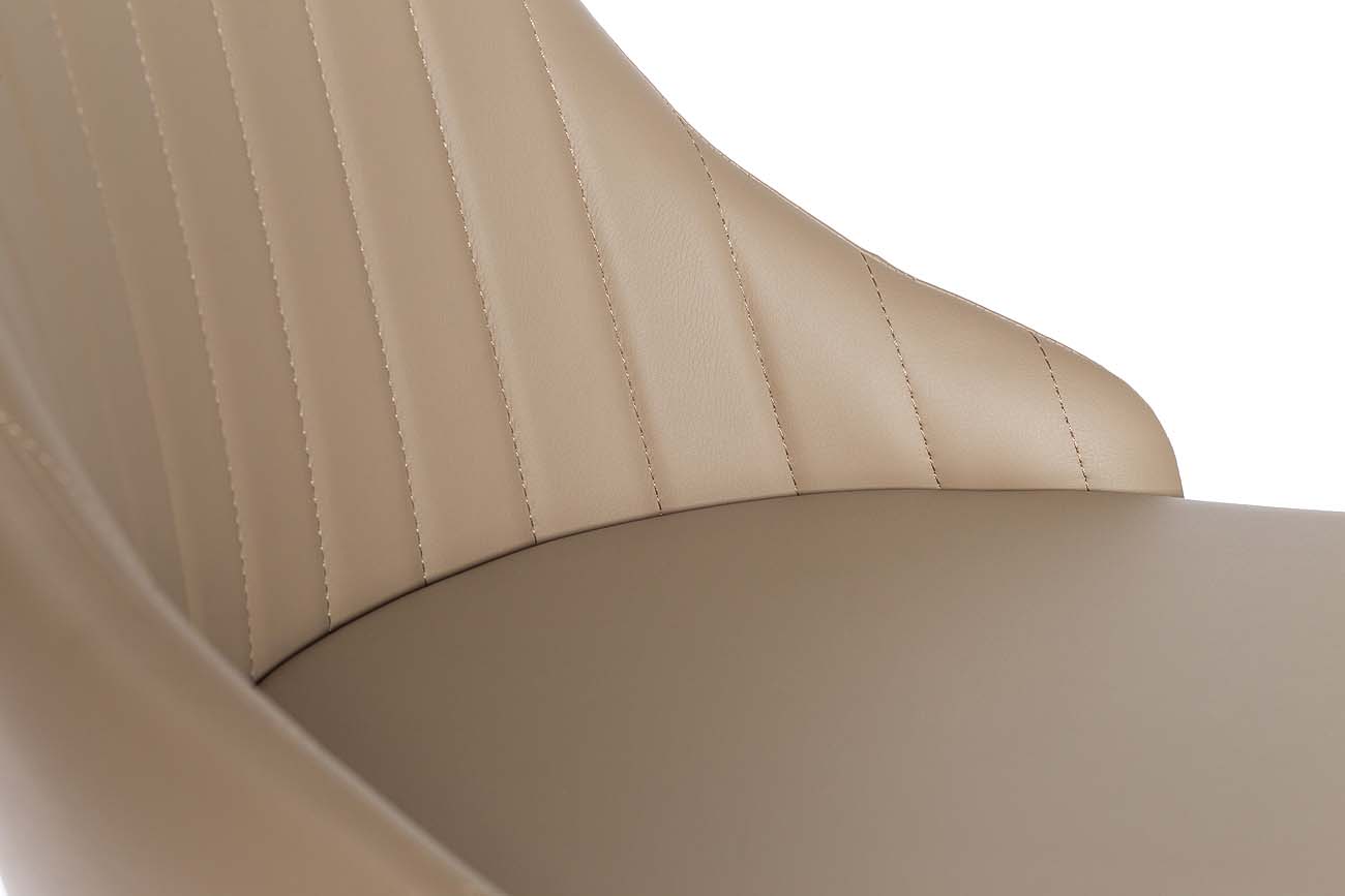 Стул экокожа бежевая 44*58*90см (2)