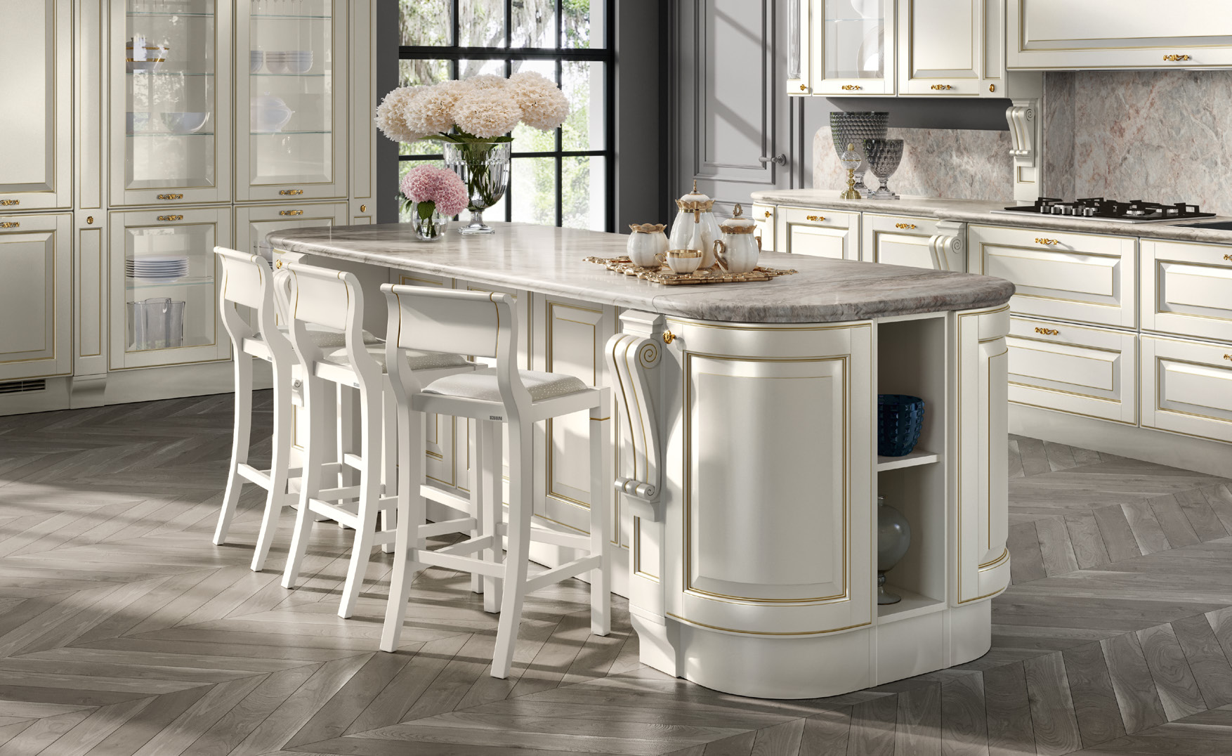 Кухня на заказ Baltimora Италия Scavolini