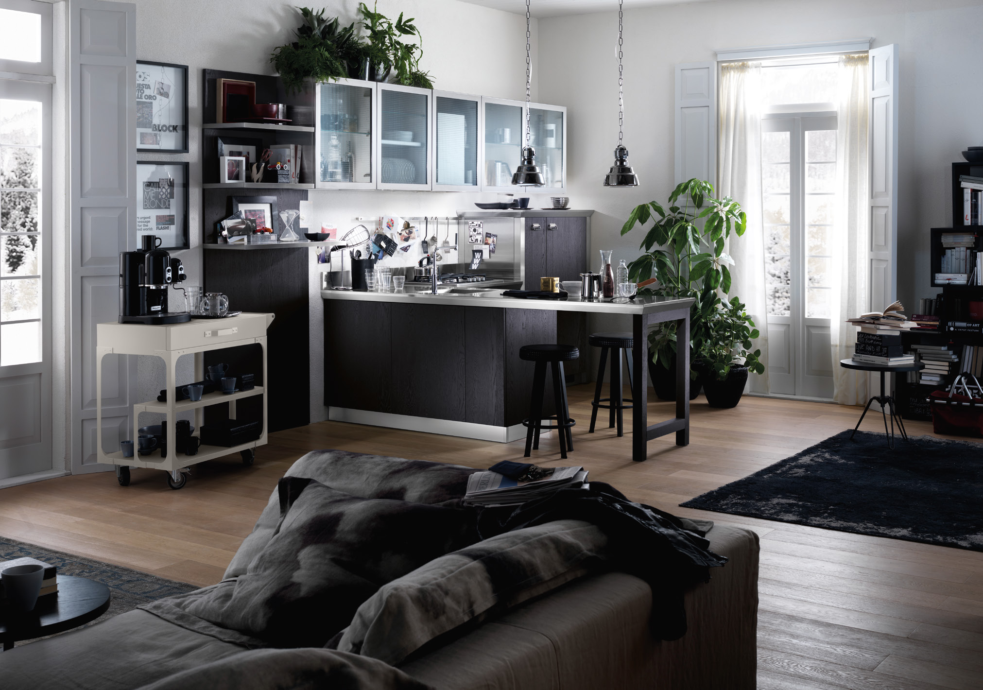 Кухня Diesel Social Kitchen от Scavolini