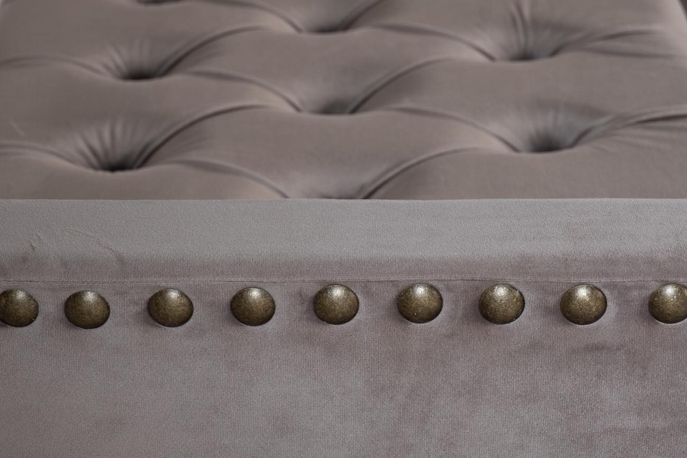 Alice BG Банкетка открывающаяся велюр бежевый 127*50*56см