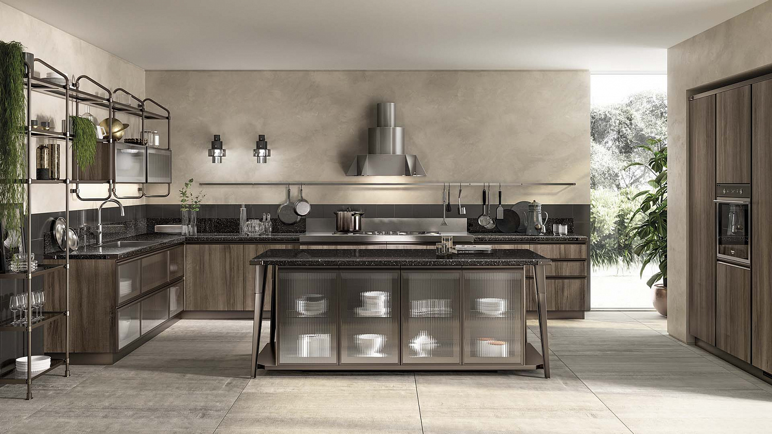 Эта модель кухни Carattere итальянской фабрики Scavolini наверняка поразит вас - приготовьтесь к изумлению! Новинки Diesel Open WorkShop