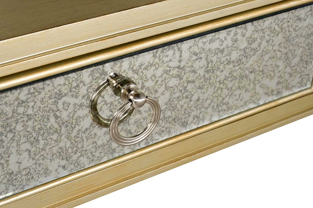 Консоль с зерк. отделкой 2 ящика 117*40*79см