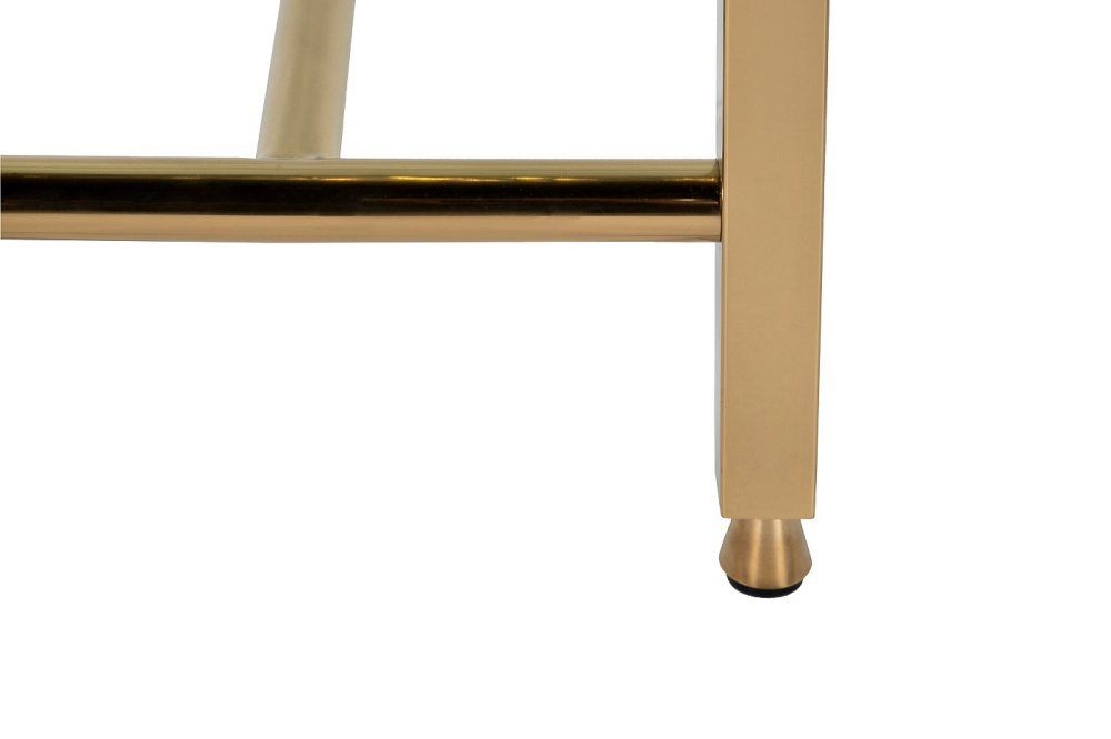 Стеллаж Marbella White бел/зол. 90*34*195см