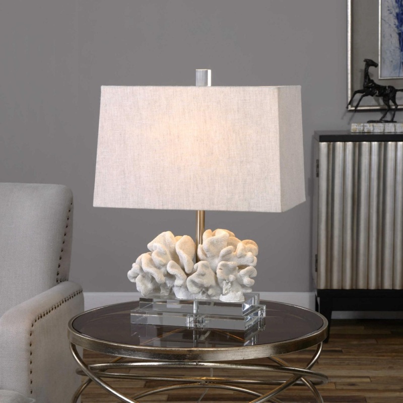 27176-1 настольная лампа CORAL Uttermost