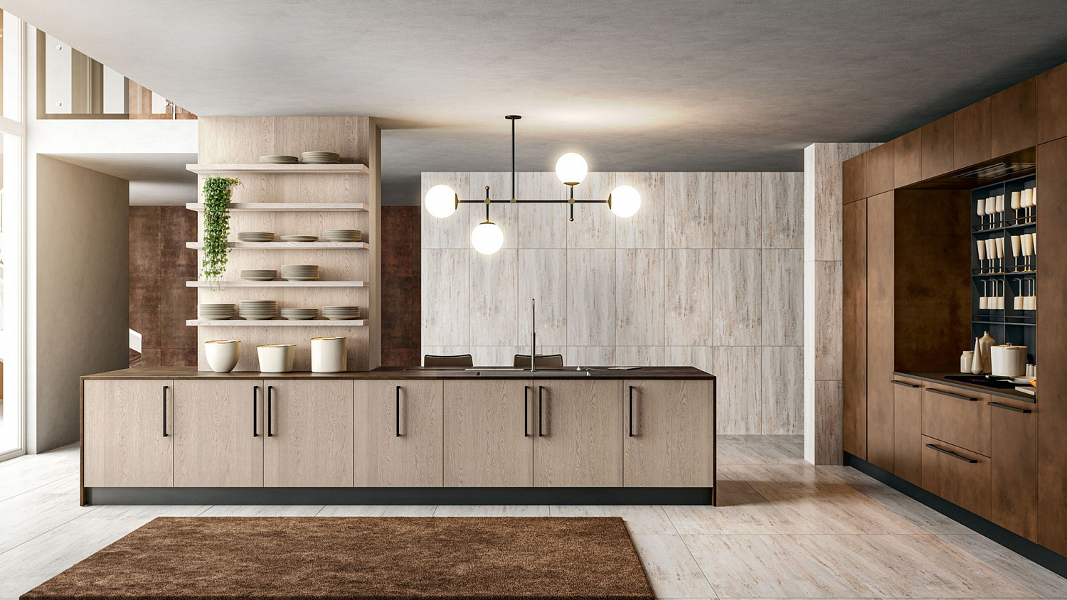 Интерьер кухонь Clover