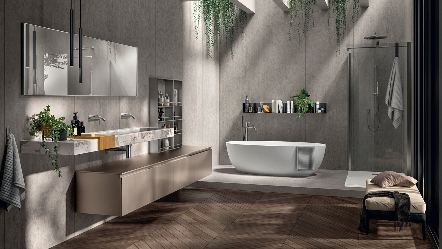 Ванные комнаты Scavolini Мебель