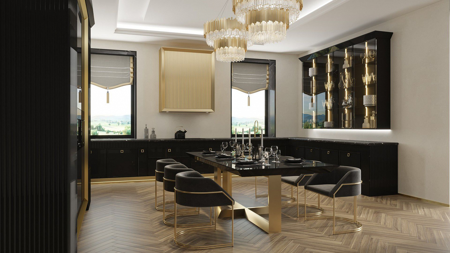 Кухня Bellagio Black