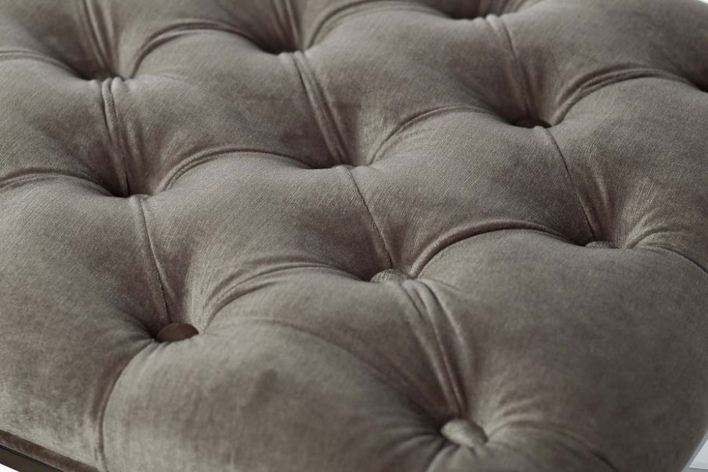 Банкетка серая велюровая gy-ben7834-gr