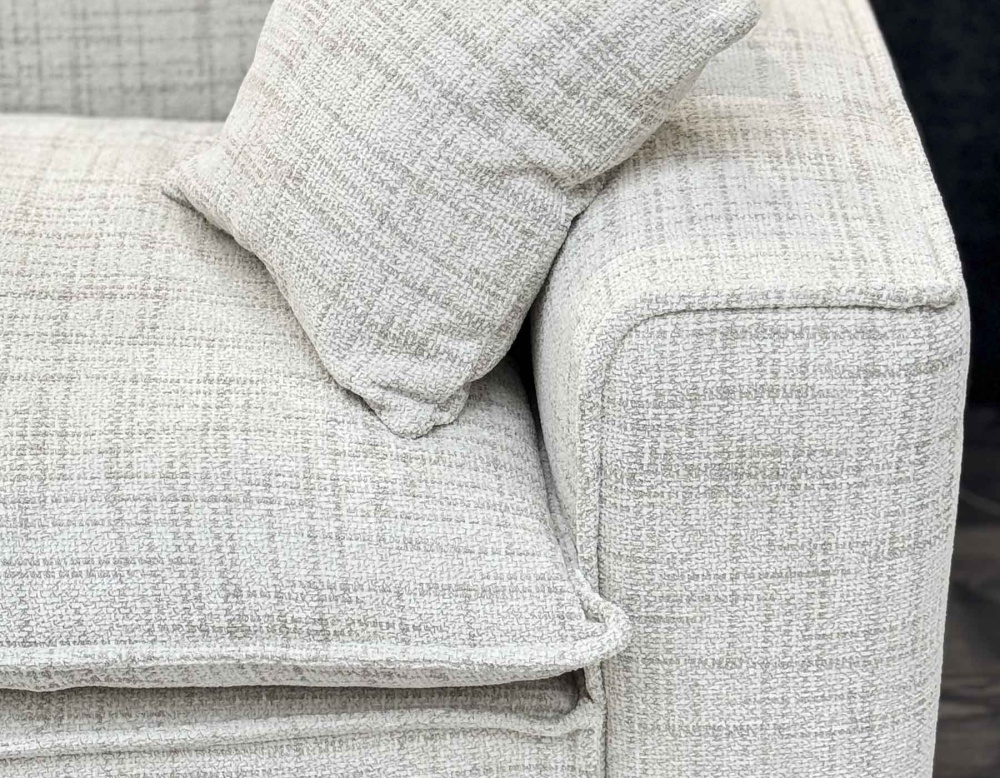 Диван прямой s-0041 в светло-сером цвете