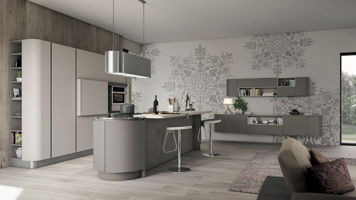 Интерьер кухонь Clover