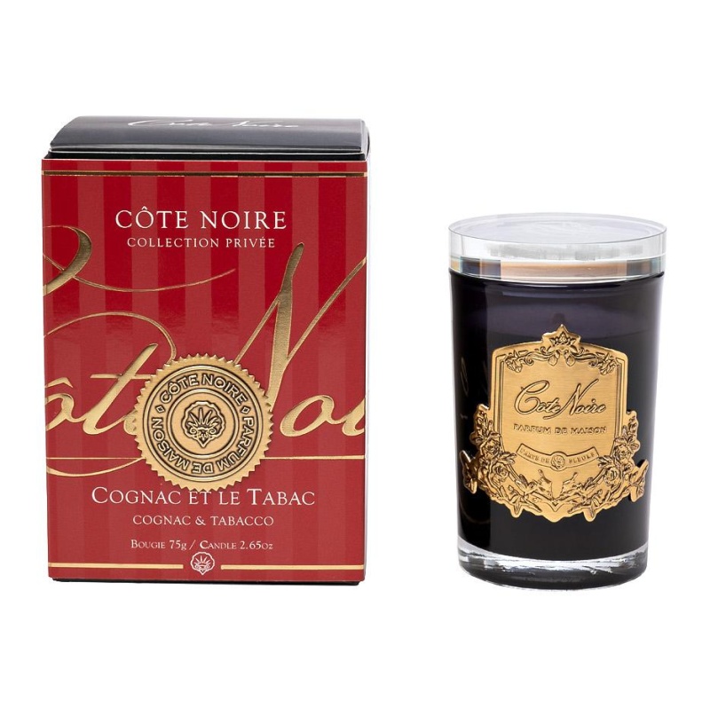 Свеча ароматическая Cognac/Tobacco 6CN-75240