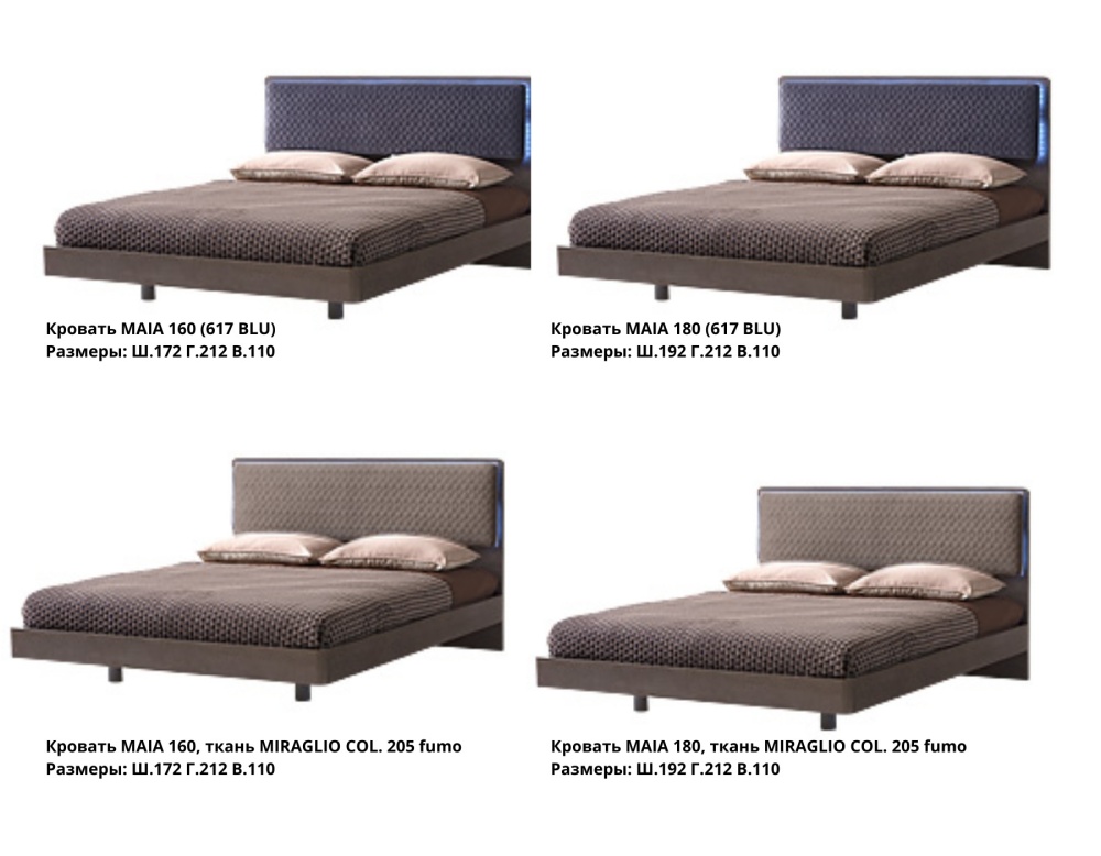 Спальня коллекции ROUND фабрики Camelgroup