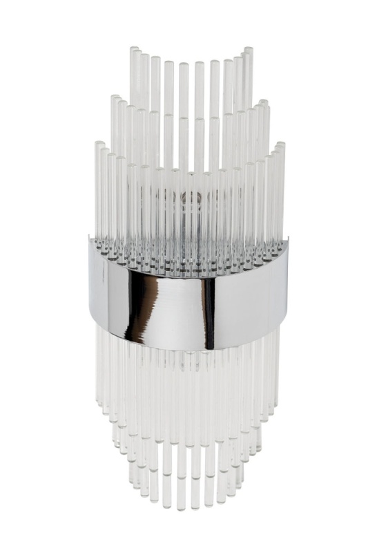 Бра секлянное (хром) 92EL-YG59021S-2W
