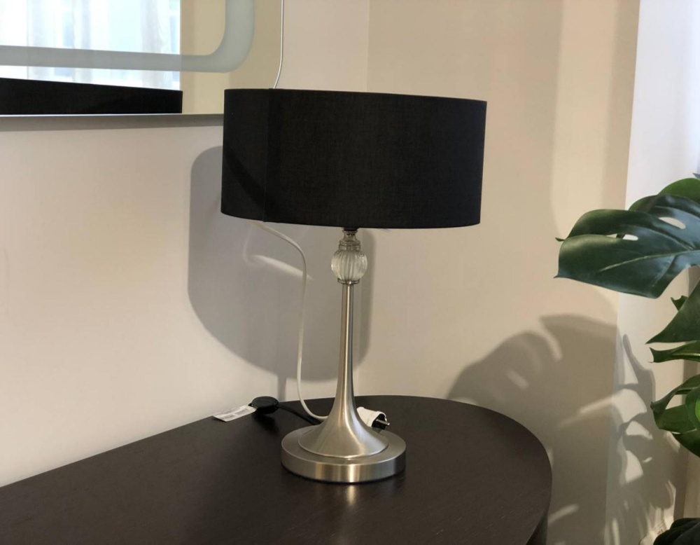 Лампа настольная Interni Luce nero nickel