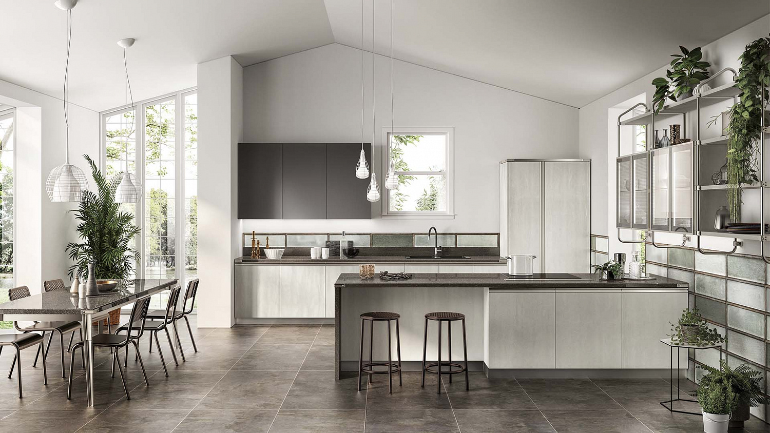 Эта модель кухни Carattere итальянской фабрики Scavolini наверняка поразит вас - приготовьтесь к изумлению! Новинки Diesel Open WorkShop