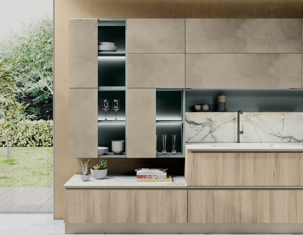 Кухня Tablet 7 в минималистичном стиле