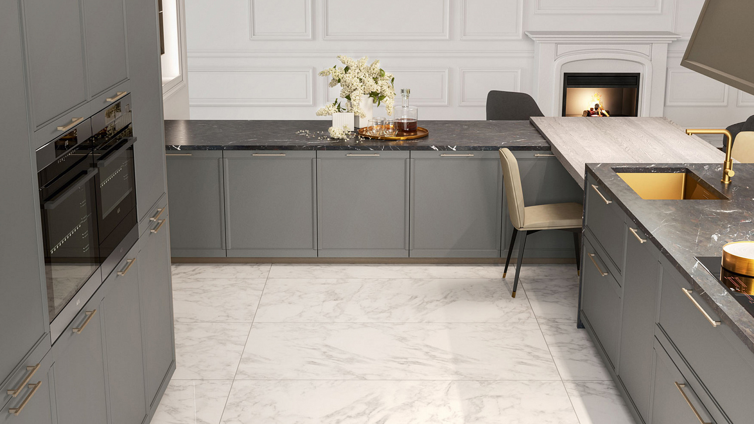 Очень эффектная кухня Flavour