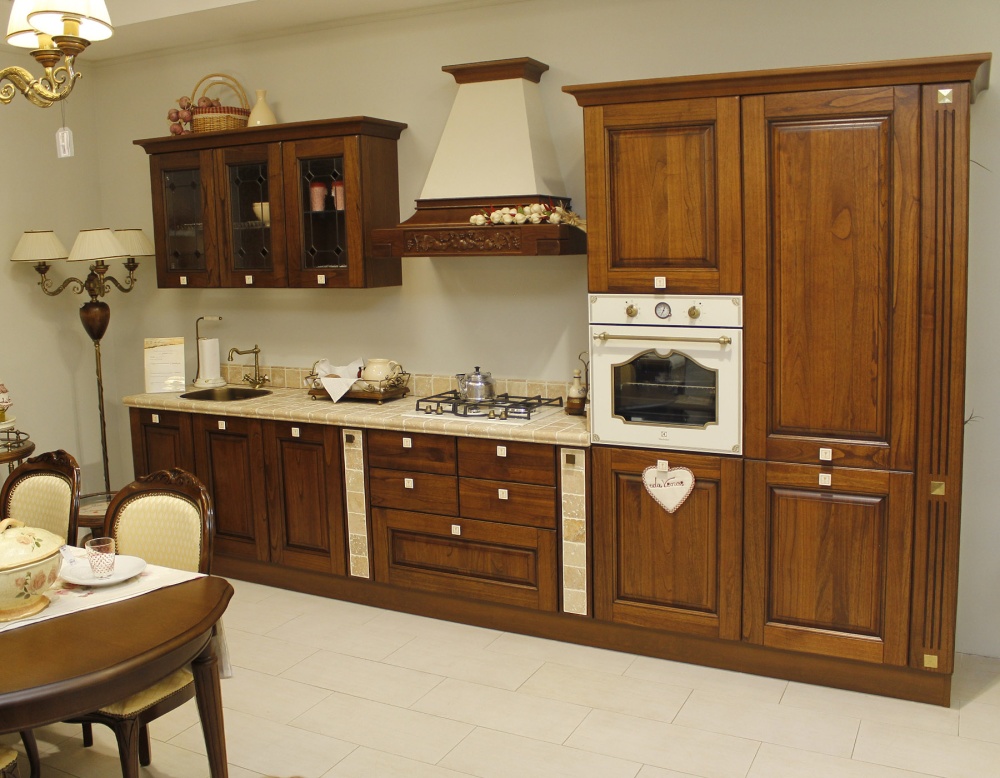 Деревянная кухня купить Laura Италия LUBE cucine в Ставрополе