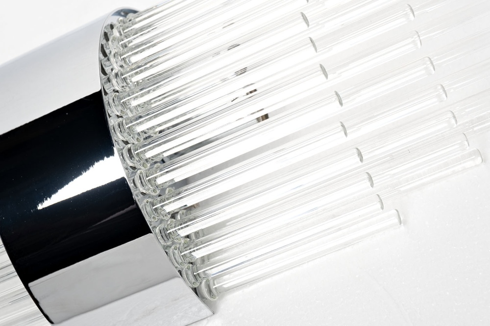 Бра секлянное (хром) 92EL-YG59021S-2W