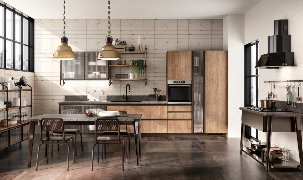 Кухня Diesel Open Workshop от Scavolini Италия