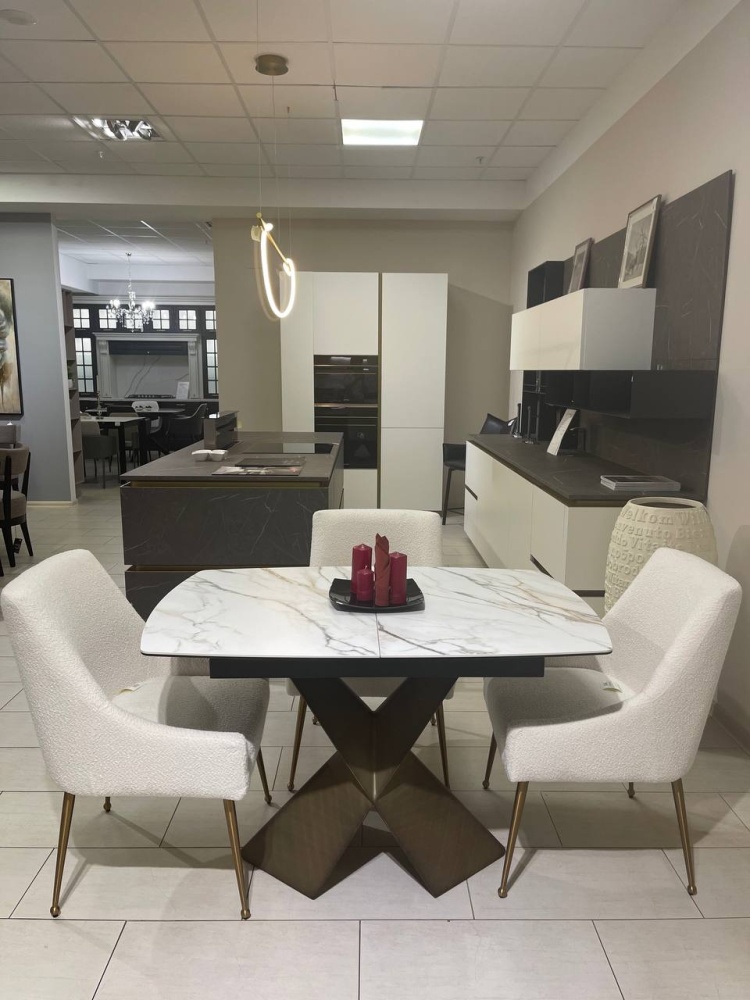 Стол Арт Деко обеденный T7703-1216 120(160)