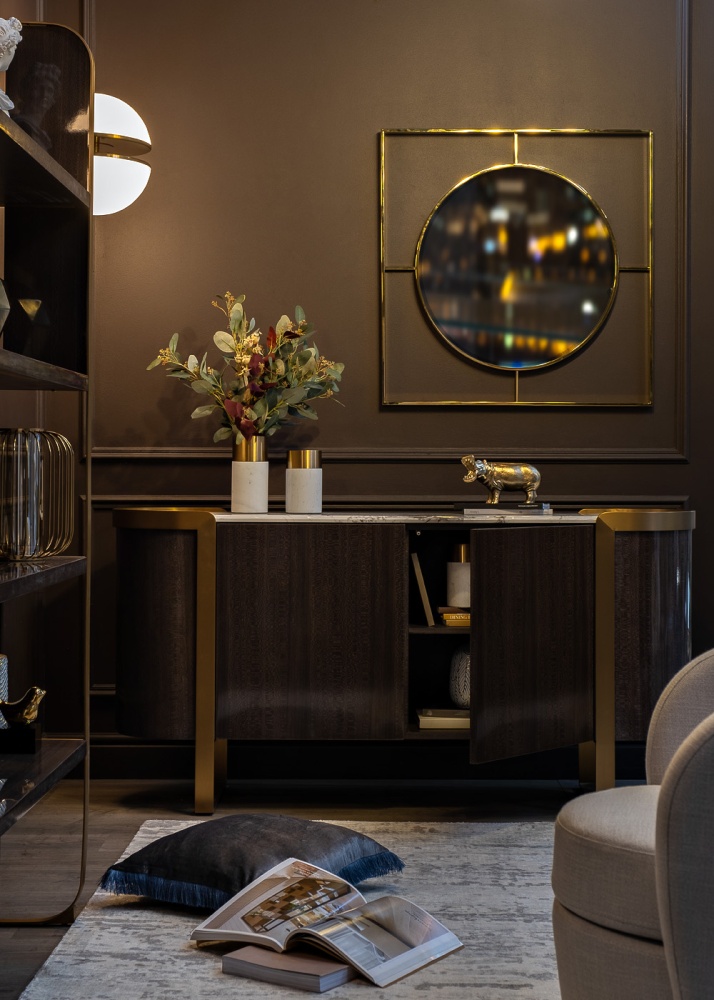 Зеркало квадратное декоративноe 19-oa-5892